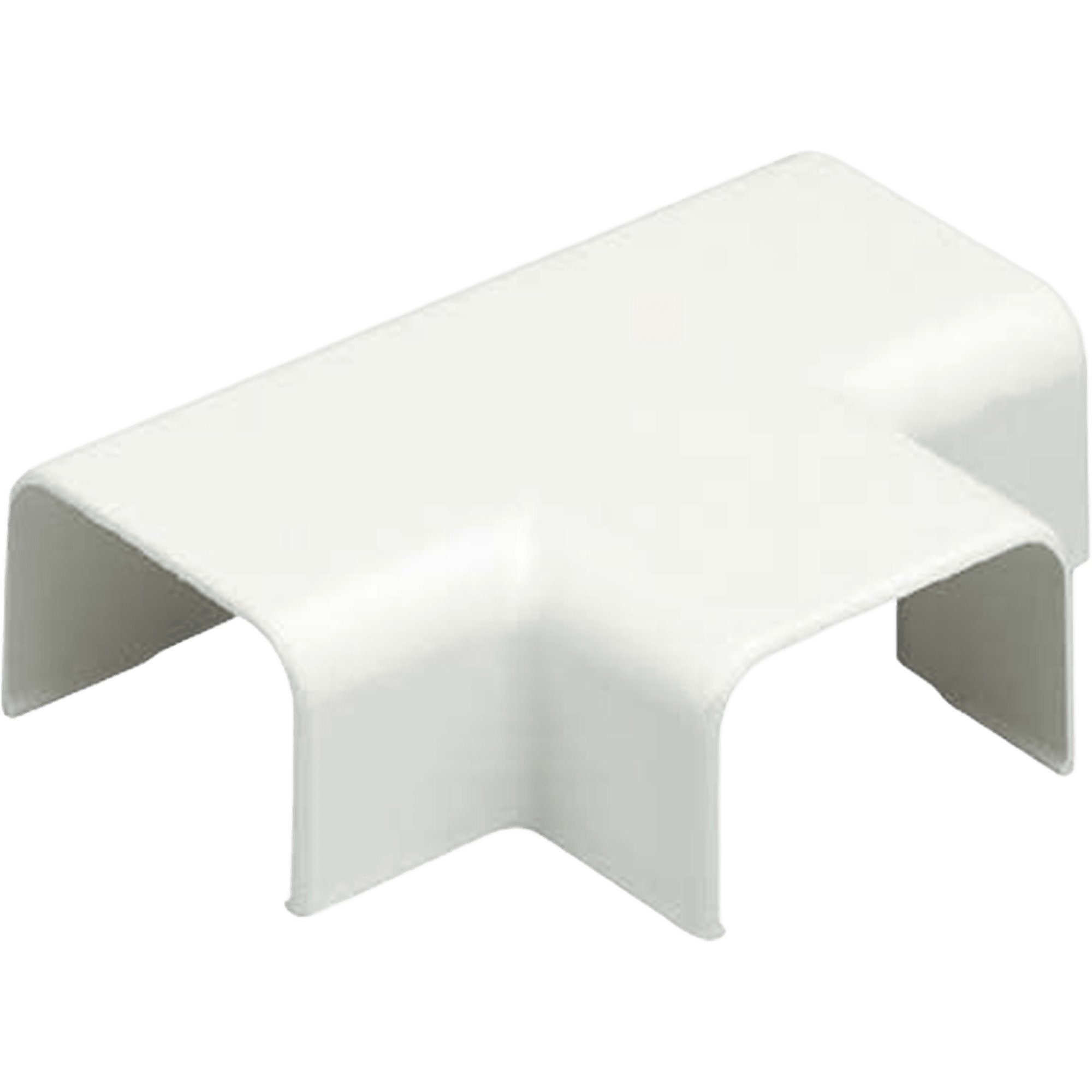 Accesorio en "T", para uso con canaleta LD10, material ABS, Color Blanco