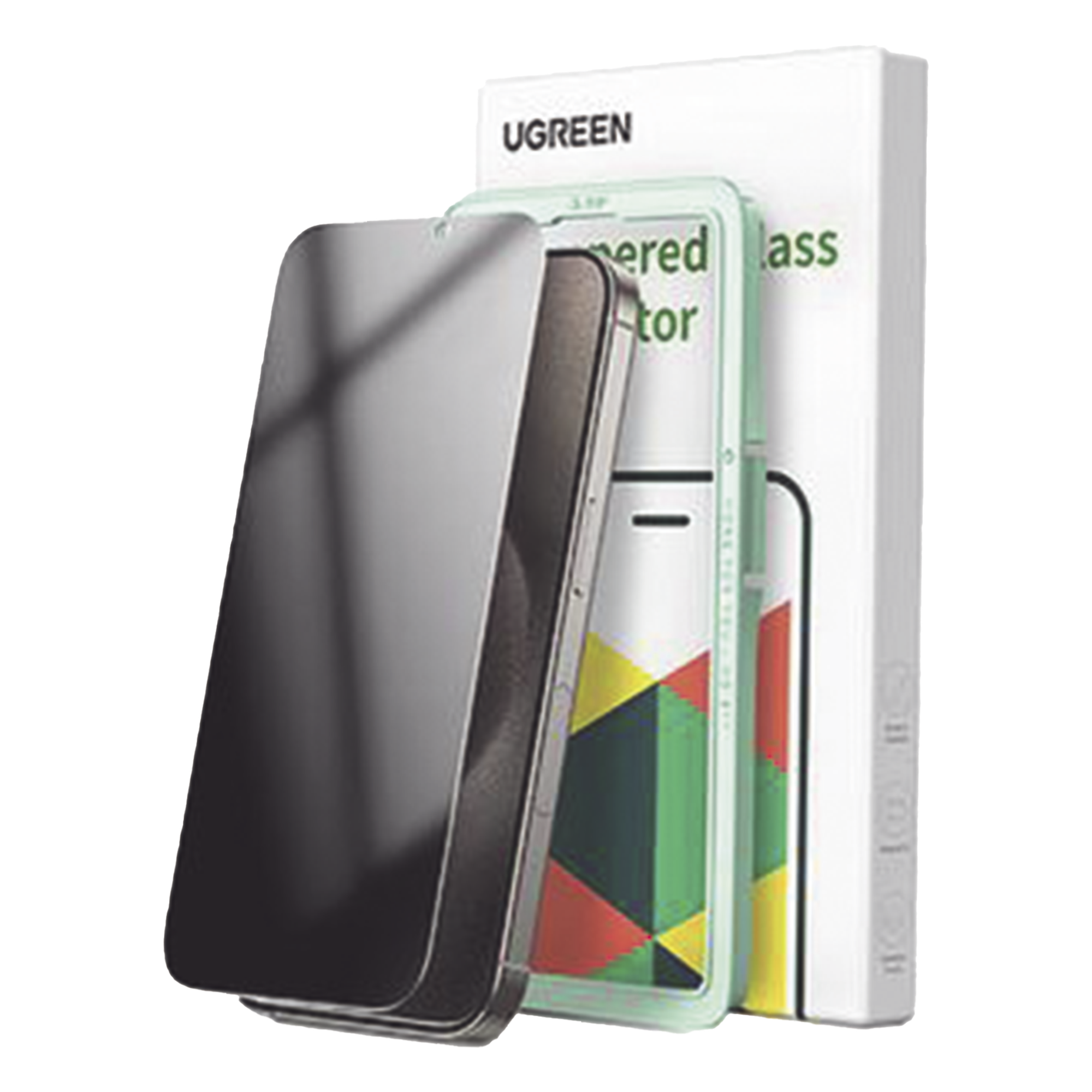 Protector de pantalla UGREEN HD con marco de instalación para iPhone 16 Pro Max (paquete de 1)