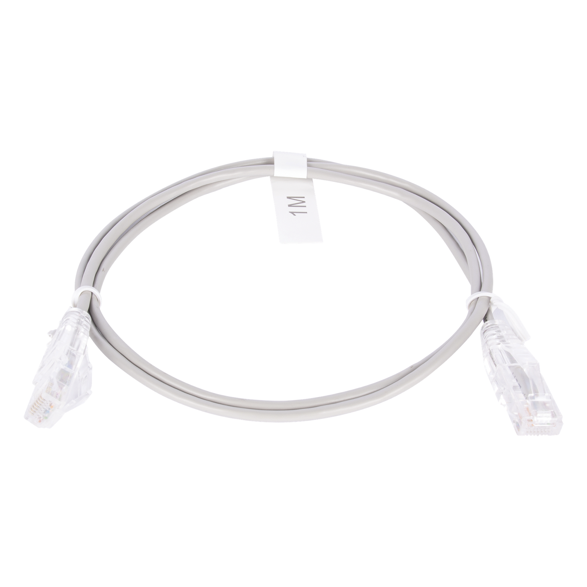 Cable de Parcheo Slim UTP Cat6 - 1 Metro (3.28 Pies), Gris, Diámetro Reducido (28 AWG) — LINKEDPRO BY EPCOM · SKU LP-UT6-100-GY28