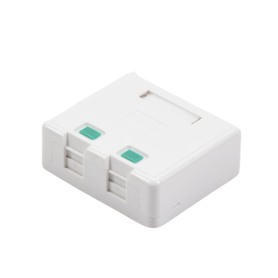 Caja de Pared con 2 Puertos Keystone, No Incluye Jacks