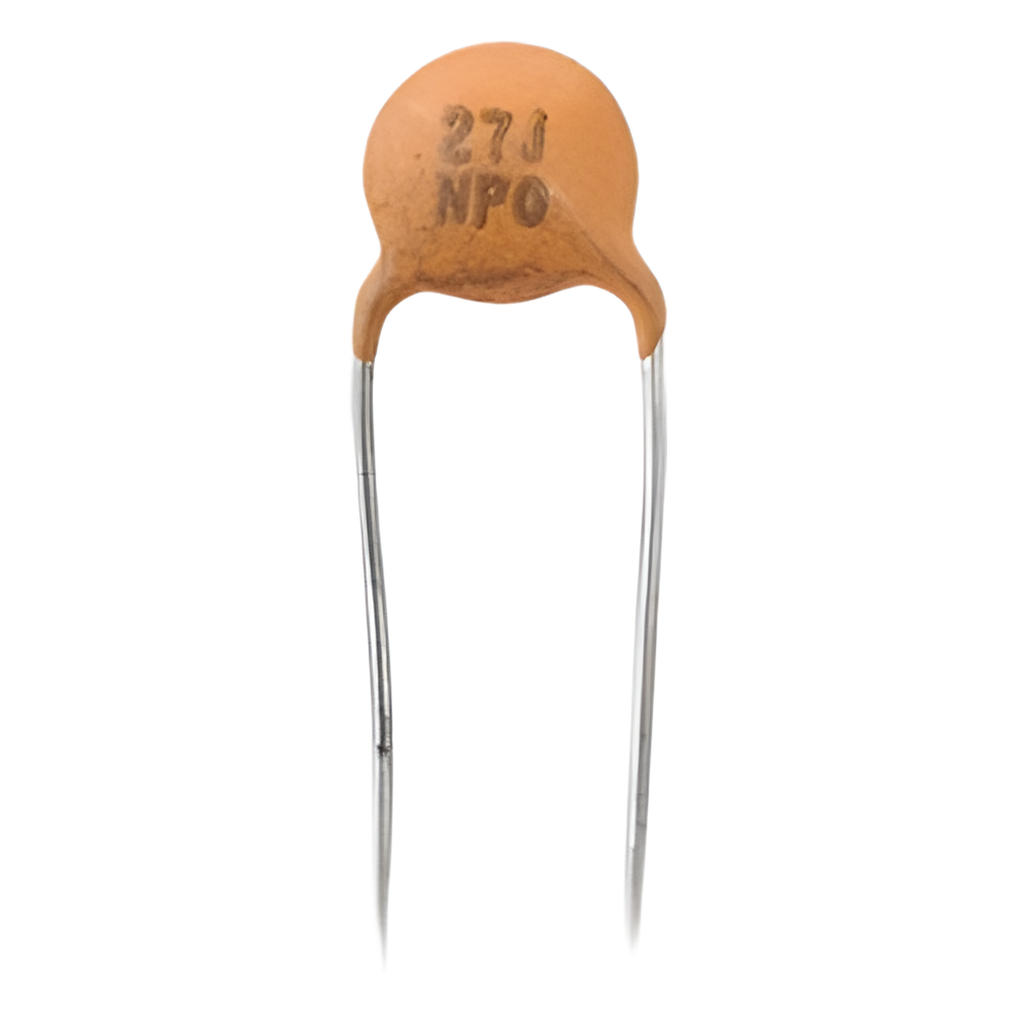 Capacitor Disco de Cerámica de 27 pFd, 50 V. — SYSCOM · SKU 0027P0050V