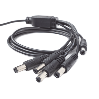 Cable con 5 Vías para Alimentar 4 Cámaras TurboHD y DVR TurboHD Epcom / Hikvision