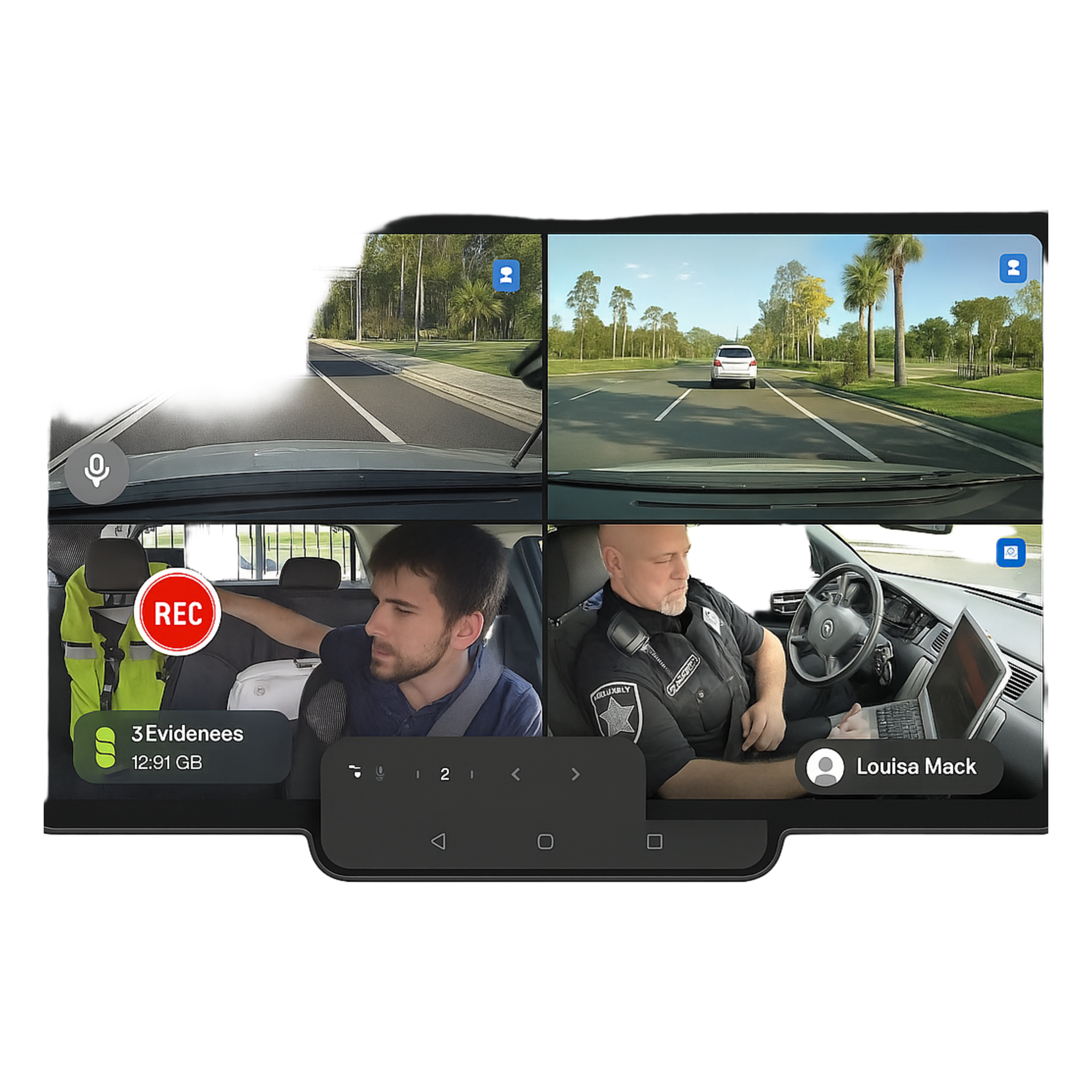 Tablet Profesional / Pantalla Táctil 7 Pulgadas / Android 11 / Resolución 1024x600 / Brillo 400 cd/m² / Operación -30°C a 70°C / Alimentación DC 12V — STREAMAX · SKU MDS
