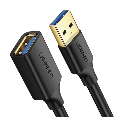 Cable Extensor USB 3.0 / 3 Metros / Macho-Hembra / 5 Gbps / Ultra Durabilidad / Núcleo de cobre estañado 28/22 AWG / Blindaje interior múltiple / Ideal para teclado, mouse , etc.