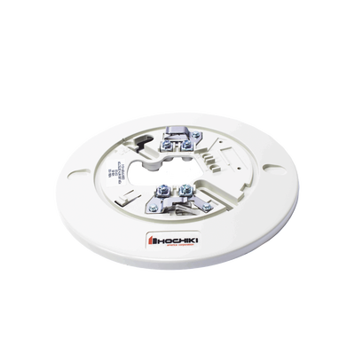 Base Para Detector Convencional Hochiki, Diámetro 6", 2 Hilos, 24 Vcd (0300-04070 IT), Color Hueso