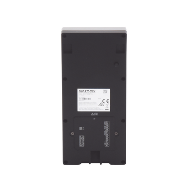 (PoE / 2 Relays) Terminal de Control de Acceso / Videoportero Multiapartamento Llamada a App / Teclado / Exterior Antivandálico IP65 & IK09 / Huella, Tarjeta, Código QR, PIN o App Hik-Connect / Cámara 2 MP compatible con NVRs