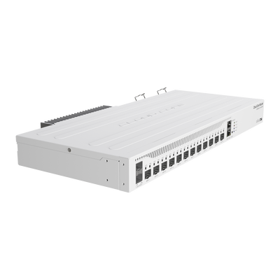 (CCR2004-1G-12S+2XS) Cloud Core Router 12 puertos 10G SFP+, 2 25G SFP28, Fuente Redundante