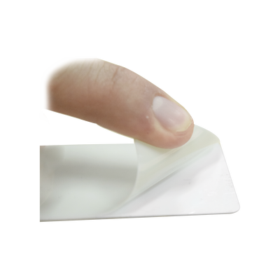 Paquete de 500 Tarjetas UltraCard 10 mil Adhesivas Imprimibles por un sólo lado / Para pegar sobre tarjetas/ CR79