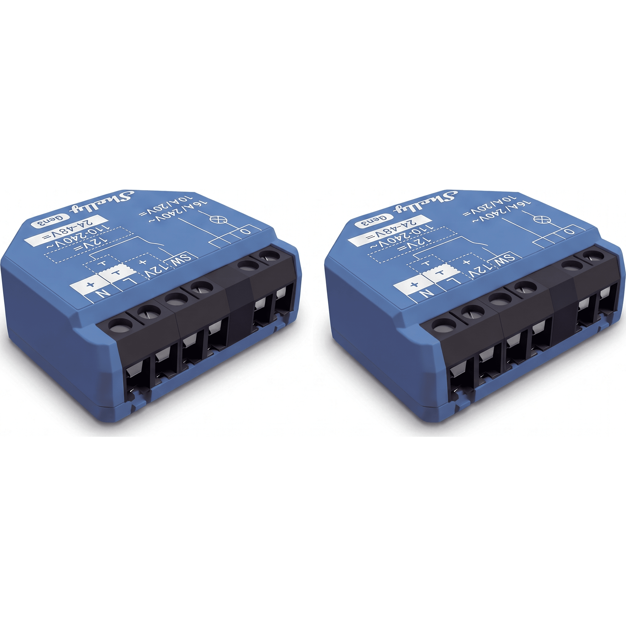 Relevador inalámbrico inteligente 16A, 110-230 V, 1 salida de contacto seco, compatible con asistente de voz Alexa, Google Home