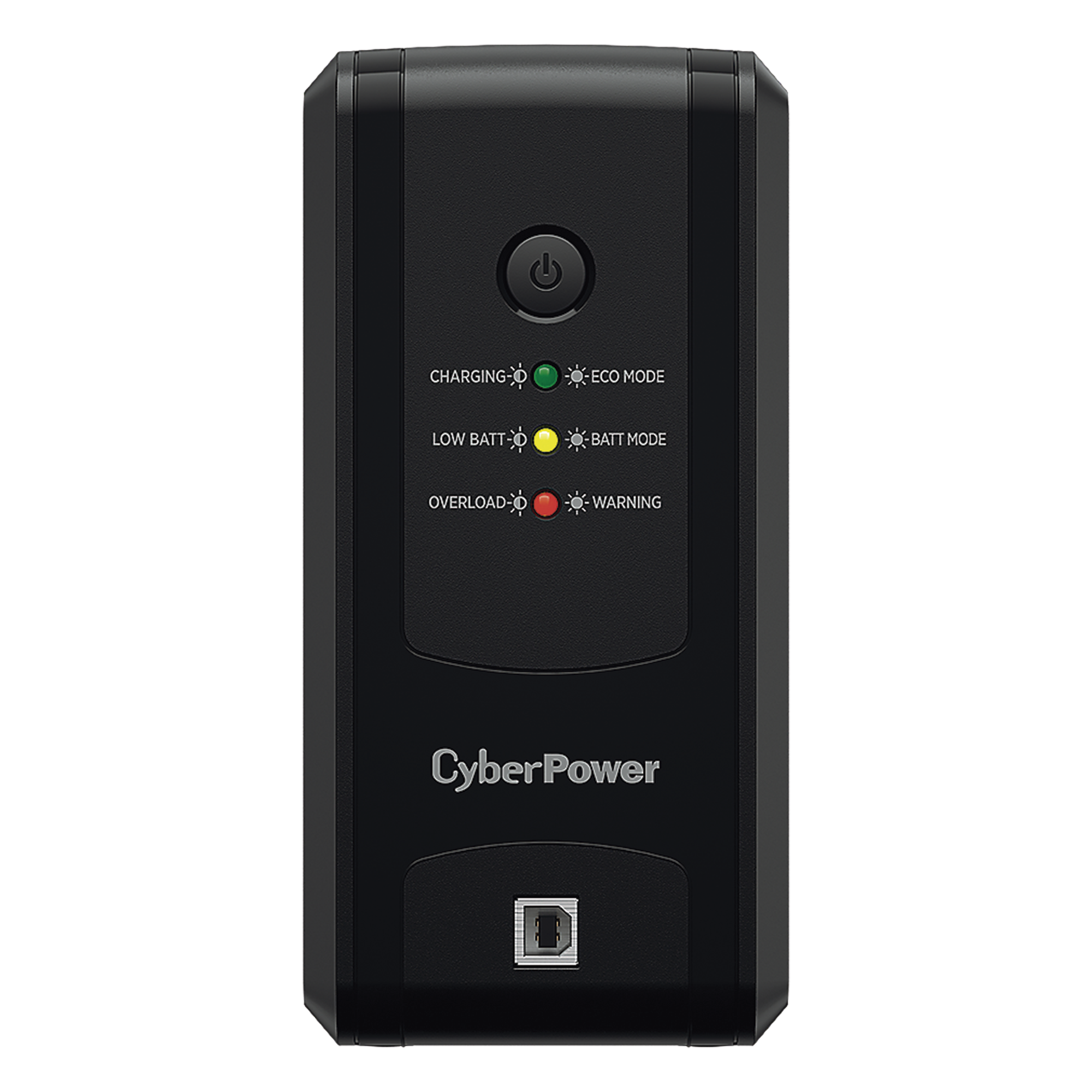 UPS de 550 VA/275 W, Topología Línea Interactiva, Entrada 120 Vca NEMA 5-15P, y 8 Salidas NEMA 5-15R, Puerto USB, Con Regulador de Voltaje (AVR) — CYBERPOWER · SKU UT-550GU
