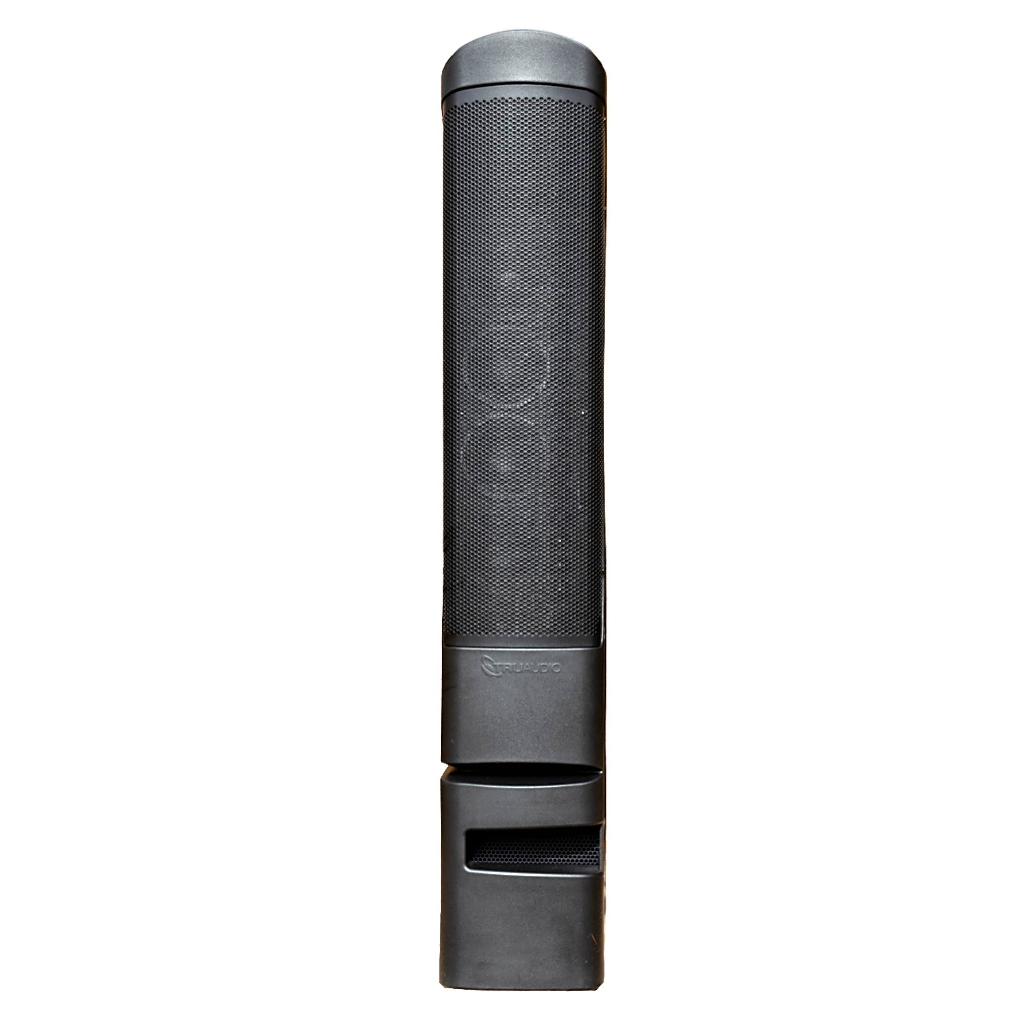 Altavoz Line Array Exterior | 200W RMS | 37 Hz - 20 kHz | 16 Tweeters + 4 Midranges + 1 Woofer | IP56 | Instalación Enterrada o Base Placa | Cobertura 25-30 pies (7.6-9.1 m)
