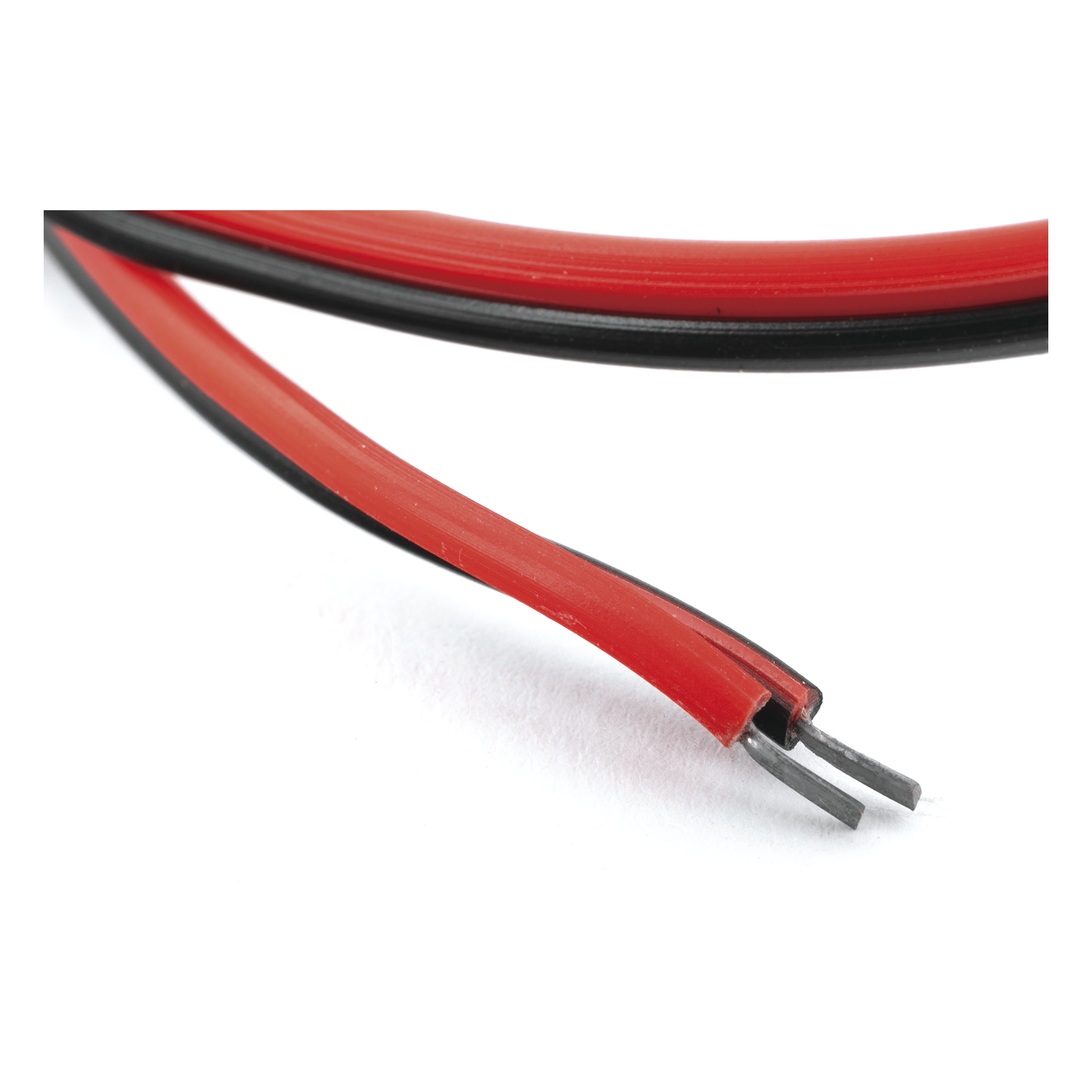 Cable con Conector Macho (Pigtail) / Alimentación para Vcc con Puntas Libres / Polarizado / Largo 22 cm (8.66 Pulgadas) / Calibre 22AWG.