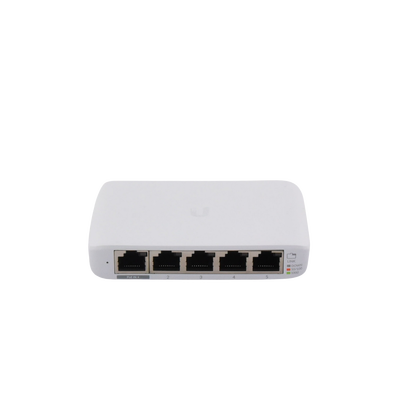 Switch UniFi Administrable Compacto de 5 Puertos 10/100/1000 Mbps, soporta entrada de PoE 802.3af/at