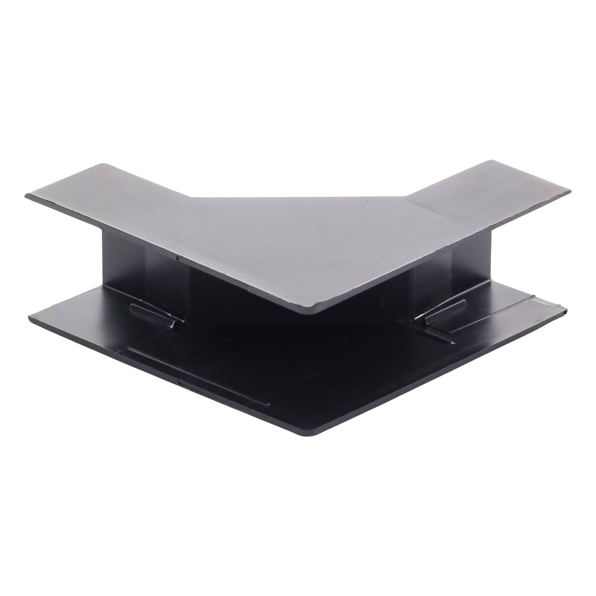 Esquinero Interior Color Negro de PVC Auto Axtinguible, Para Canaleta TMK-1720-N-CC (5220-02003)
