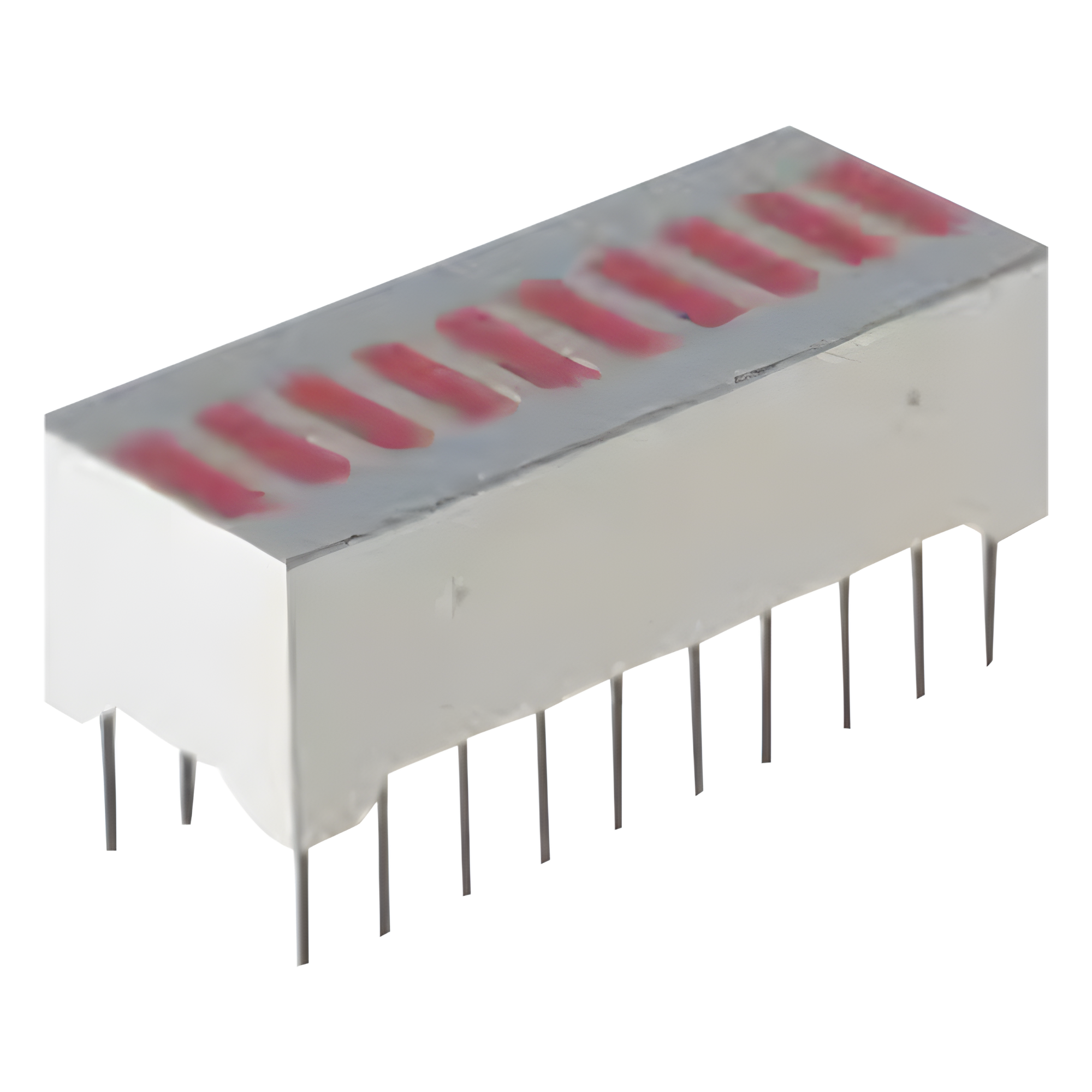 Barra Gráfica LED / 10 Segmentos Rojos / 0.3 Pulgadas DIP / 750 mW Máximo / -40°C a +85°C / 500 ns — SYSCOM · SKU 1080-1184-ND