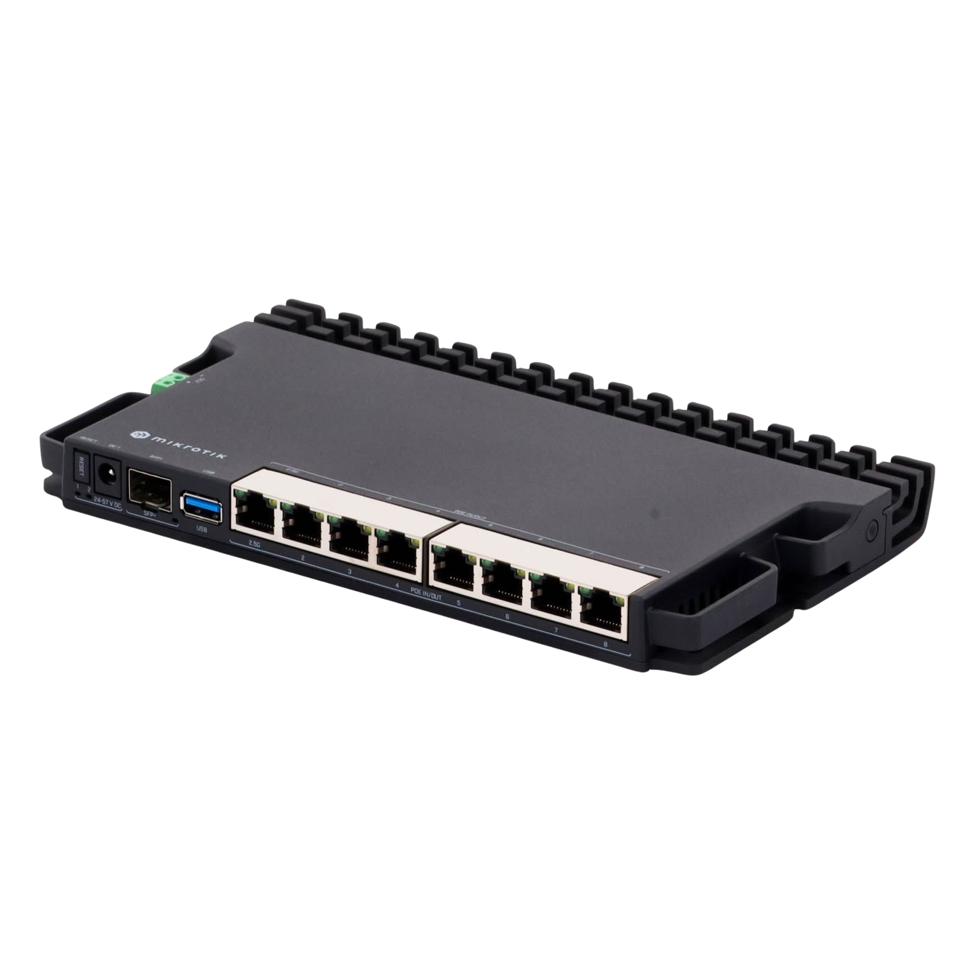 RB5009UPr+S+IN 8 puertos PoE in/out, 1 SFP+, Solo RouterOS v7
