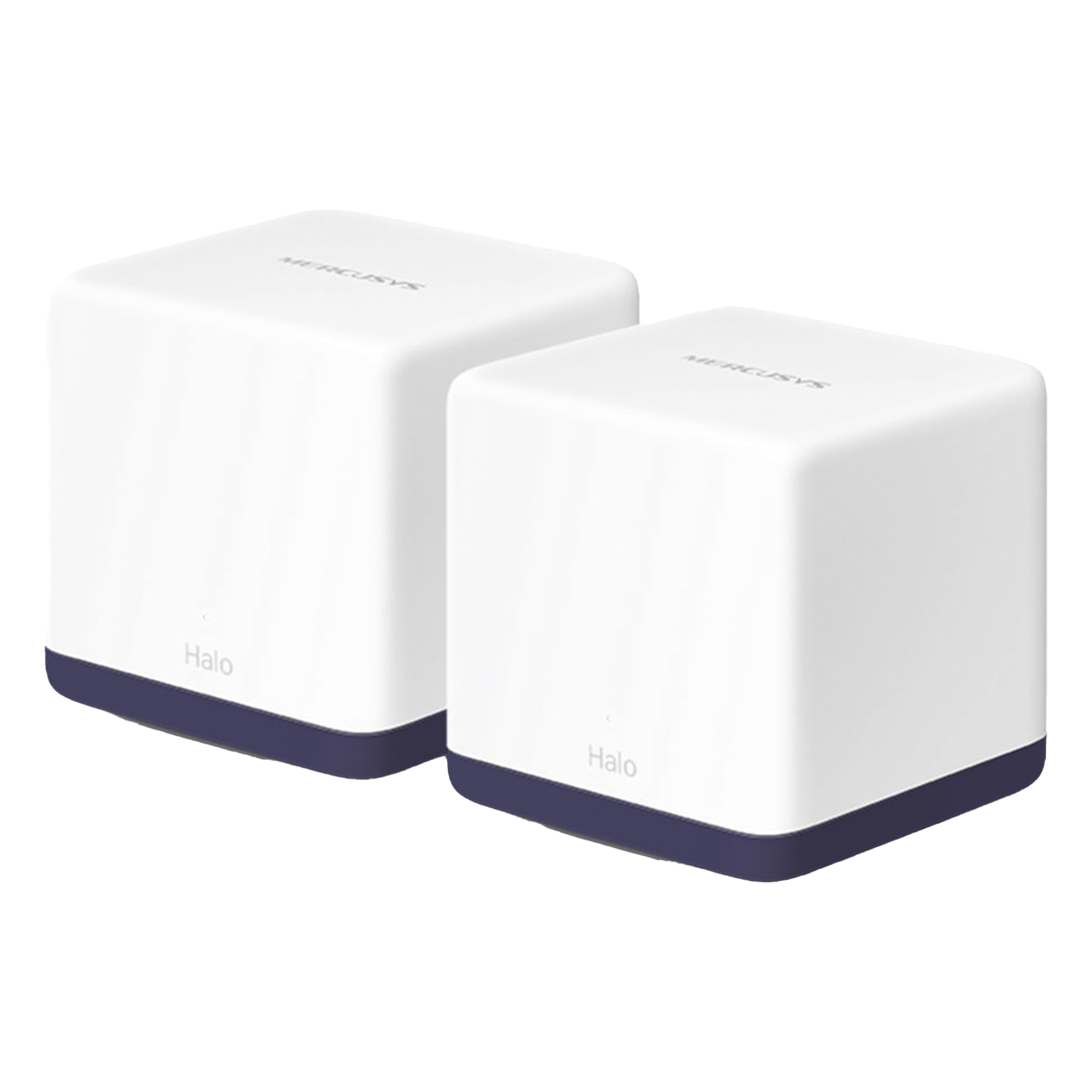 KIT de Sistema Inalámbrico H50G Mesh / Doble banda 2.4GHz y 5GHz AC 1900Mbps / 3 Puertos 10/100/1000 Mbps / Control vía App / Roaming Continuo — Mercusys · SKU H50G2PACK