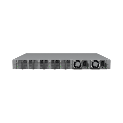 UniFi Switch Enterprise Campus Aggregation, Capa 3, 48 puertos Etherlighting SFP28 de 25G, 6 puertos QSFP28 de 100G, 5 abanicos, ruteo dinámico BGP, doble fuente redundante, alta disponibilidad, enlace multichasis (MC-LAG)