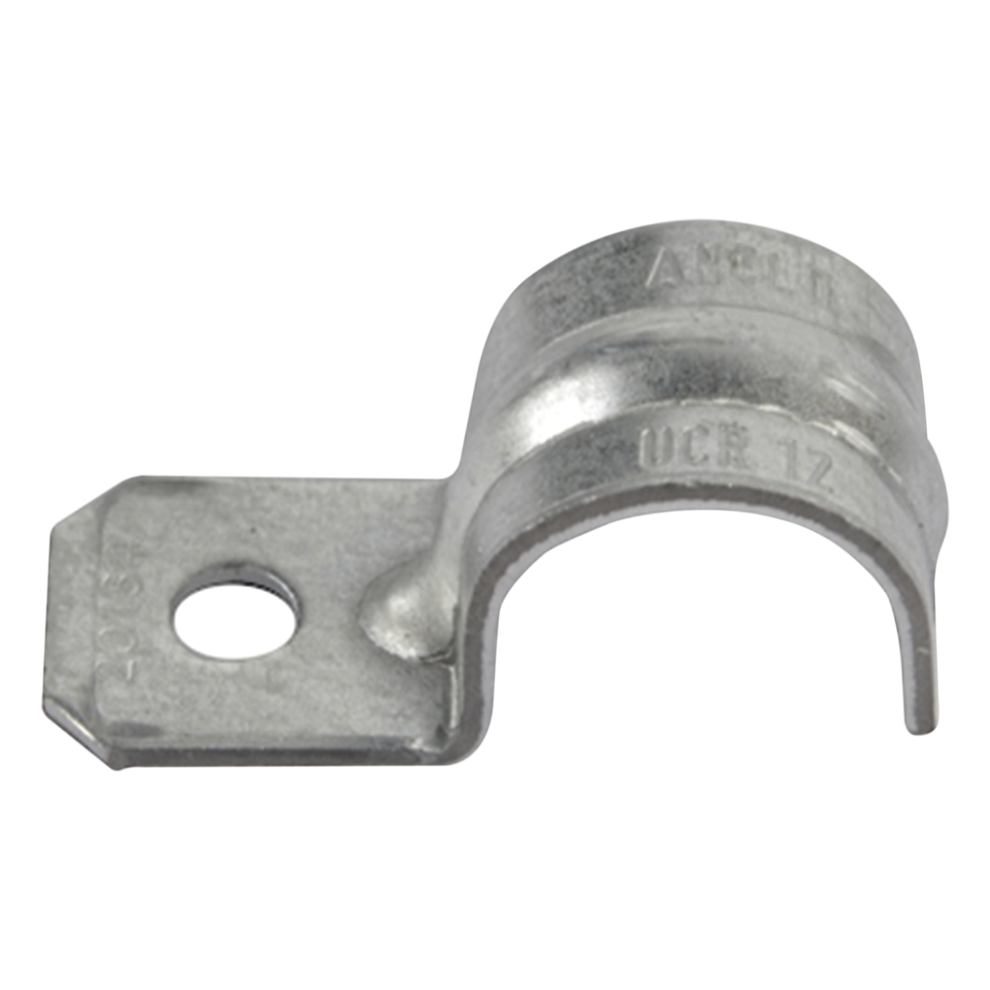 Abrazadera tipo Uña para Tubo Conduit Pared Gruesa y Conduit PVC de 3/4 (19 mm). — ANCLO · SKU ANC-UE-34