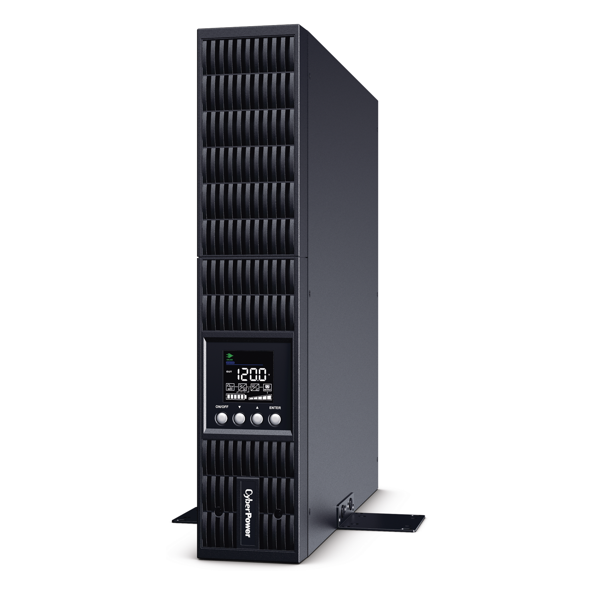 UPS Smart App Online S de 1000 VA/900 W, Online Doble Conversión, Entrada 120 Vca NEMA 5-15P, Onda Senoidal Pura, Rack o Torre de 2 UR, Con 8 Tomas NEMA 5-15R
