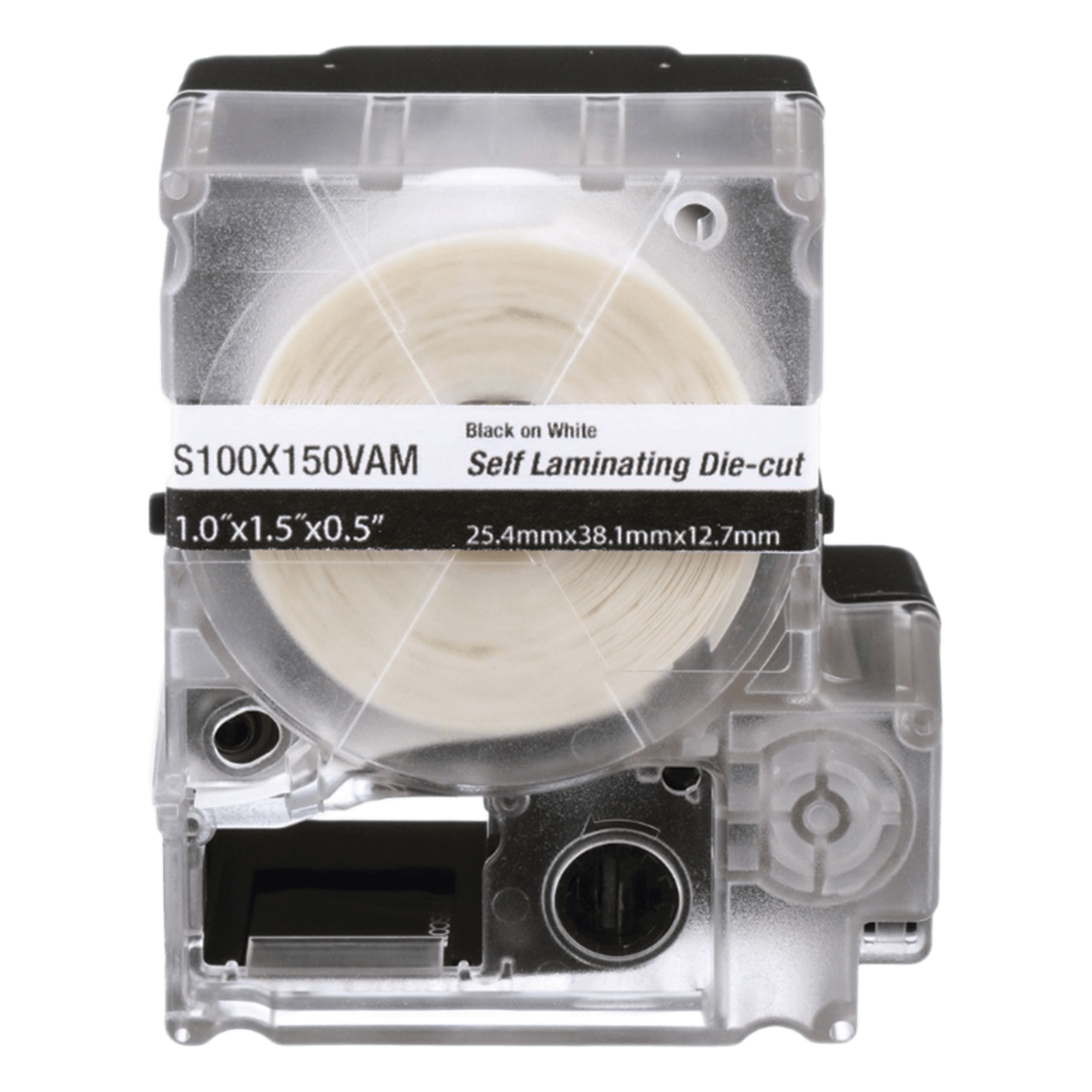Casete de 125 Etiquetas Autolaminadas para Cables 8-4 AWG 1 x 2.25 Pulgadas (25.4 x 57.15 mm) — PANDUIT · SKU S100X225VAM