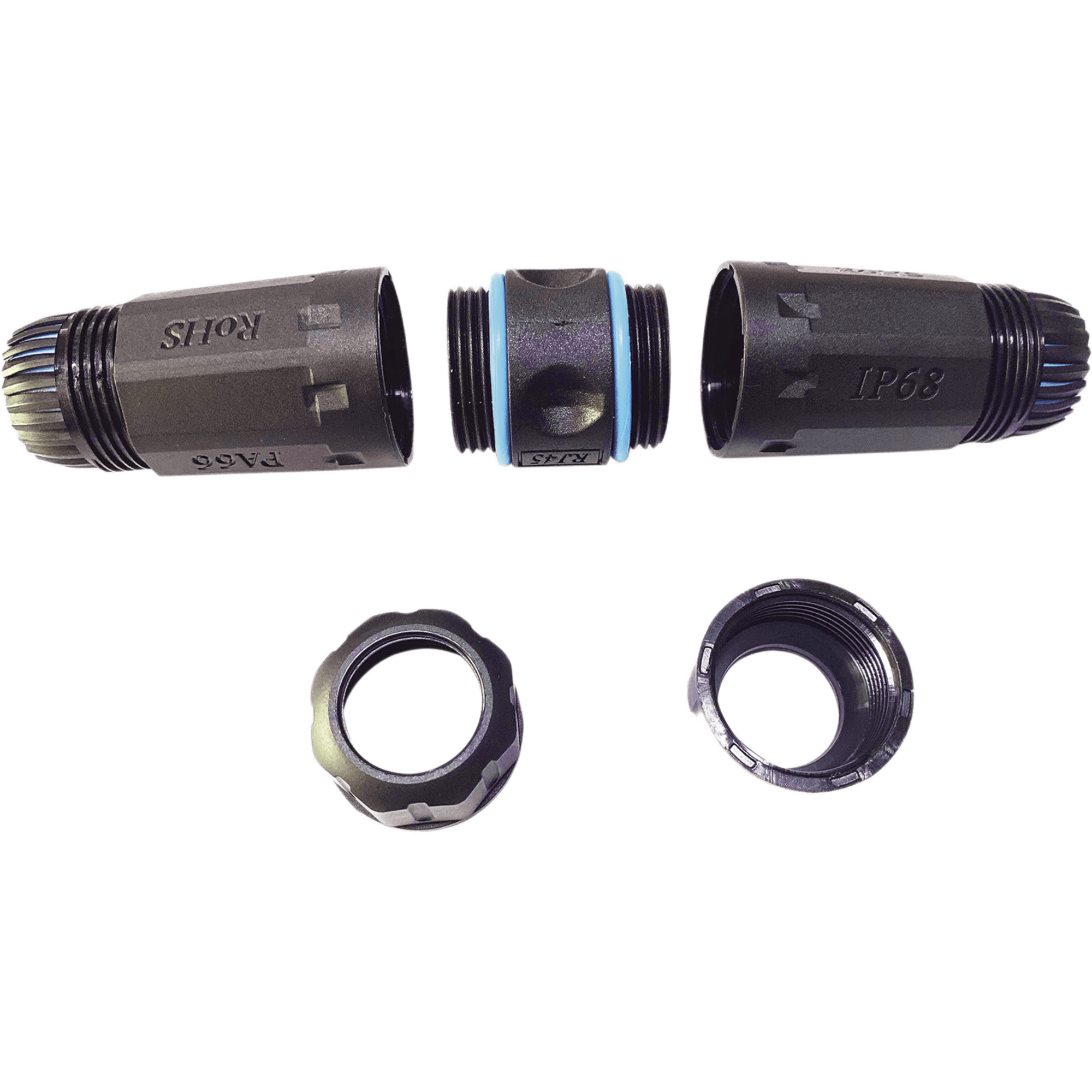 Acoplador RJ45 a Prueba de Agua Cat6 IP68