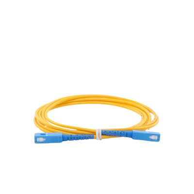 Jumper de Fibra Óptica Monomodo SC/UPC-SC/UPC Simplex de 2 Metros (6.56 Pies), 3mm