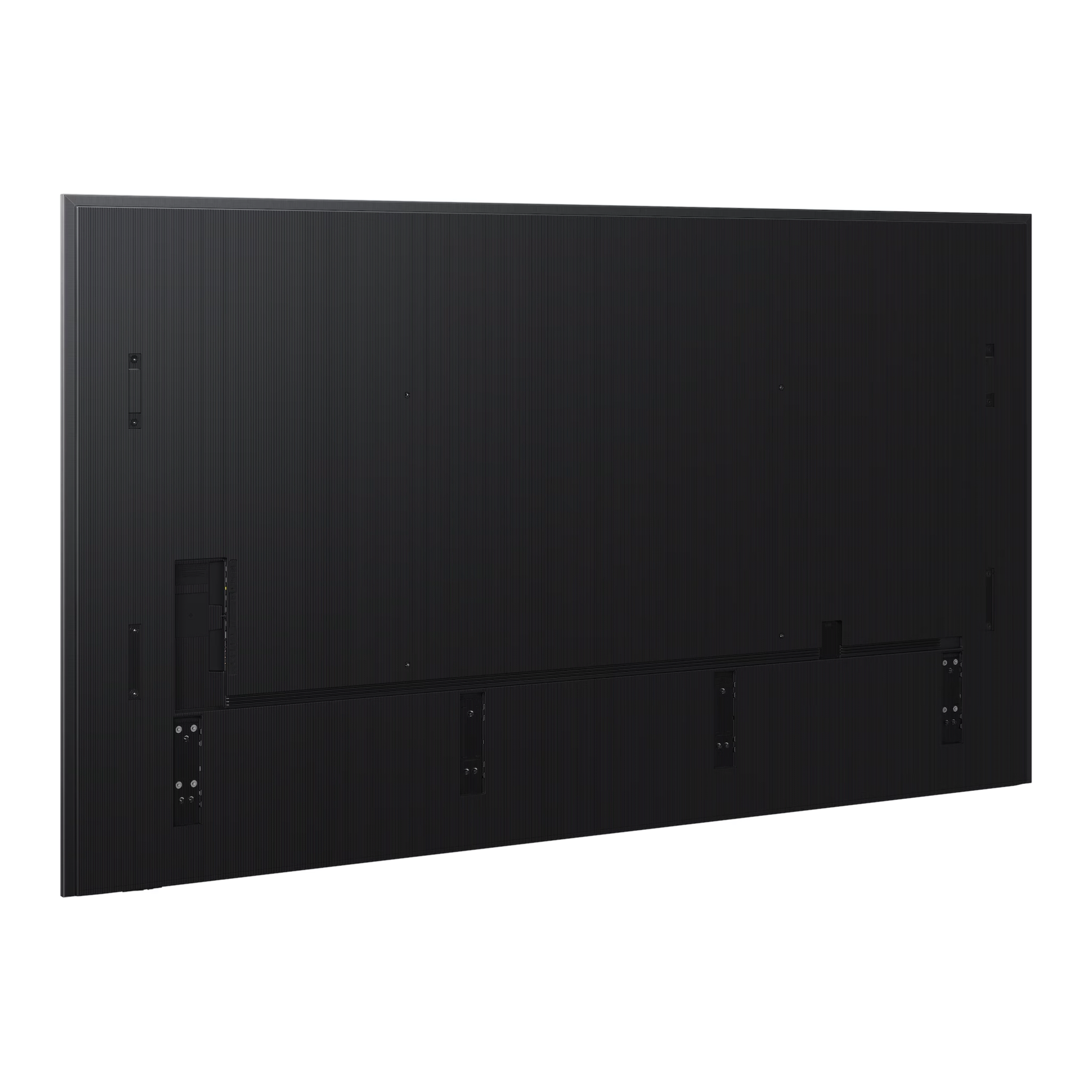 Pantalla Profesional Neo QLED 115" Resolucion 4K / Panel VA / Brillo 1,000 nit / Dimensiones 2.56m largo x 1.46 m de alto / Uso 24/7 / HDMI 2.1 / DisplayPort 1.4 / WiFi-Bluetooth