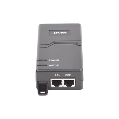 Inyector PoE IEEE 802.3at, Puertos Gigabit, Hasta 30 W de Salida PoE (Mid-span)