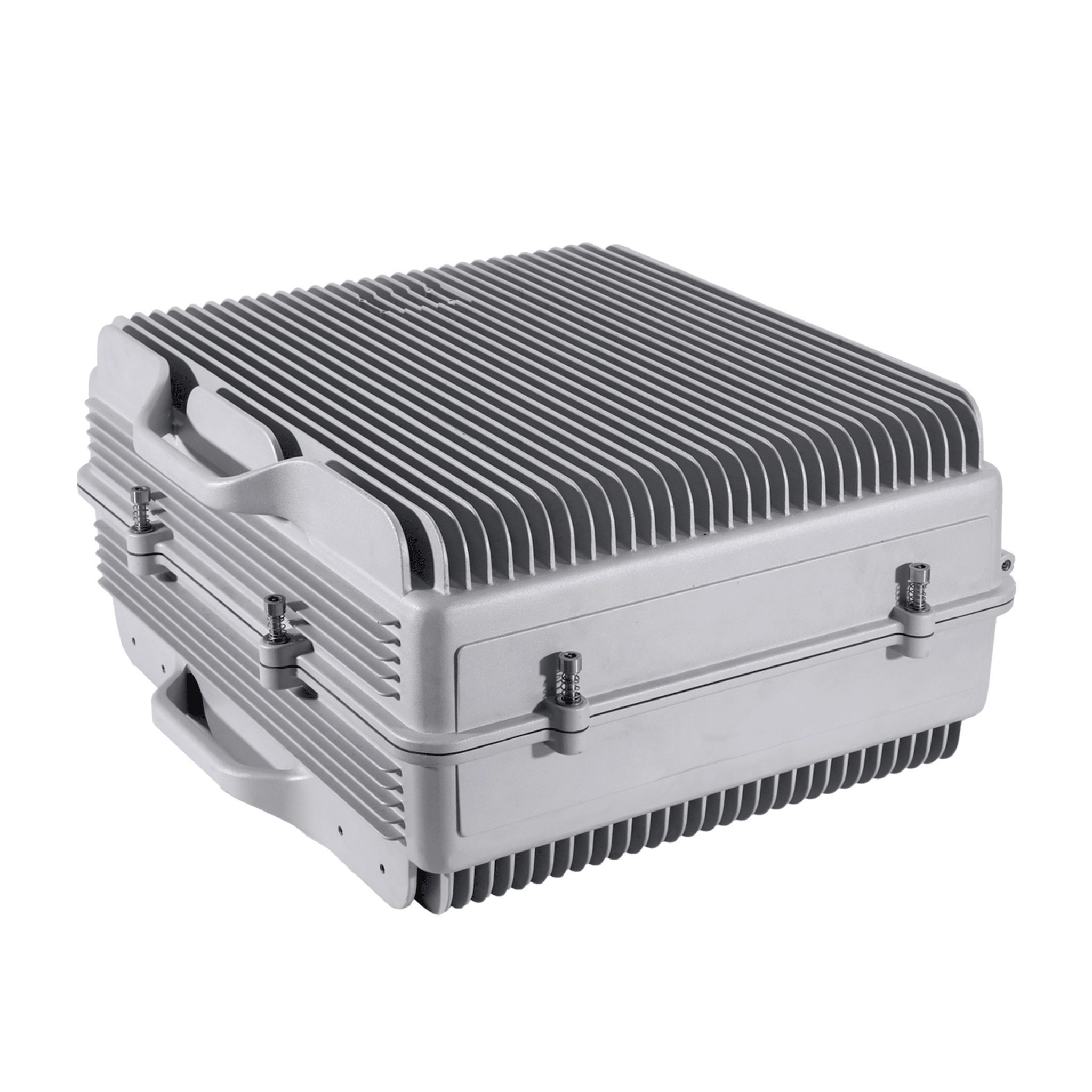 COBERTURA DE HASTA 5 km / Amplificador de Señal Celular / Banda 2, 1900 MHz. / 20 Watts de Potencia / Banda Ancha Multioperador / Protección Autoexcitación / Pantalla Interior para Monitoreo / Gabinete IP65.