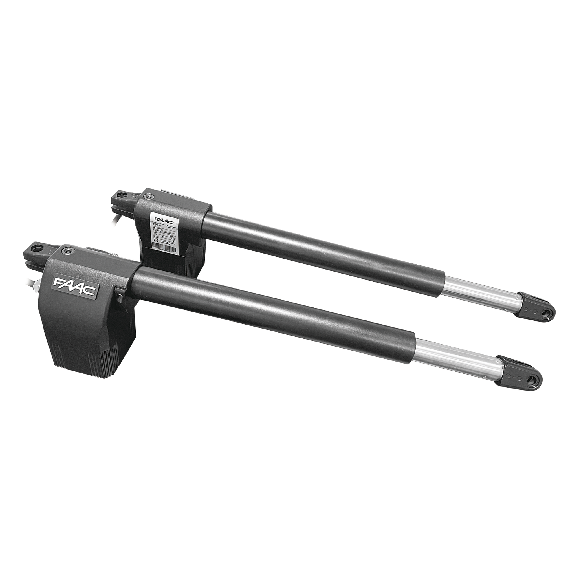 Kit de Operadores Abatibles FAAC 412 Para Puertas de 3 Metros y hasta 300 KG / Operadores no Reversibles y Con llave de Desbloqueo Manual 