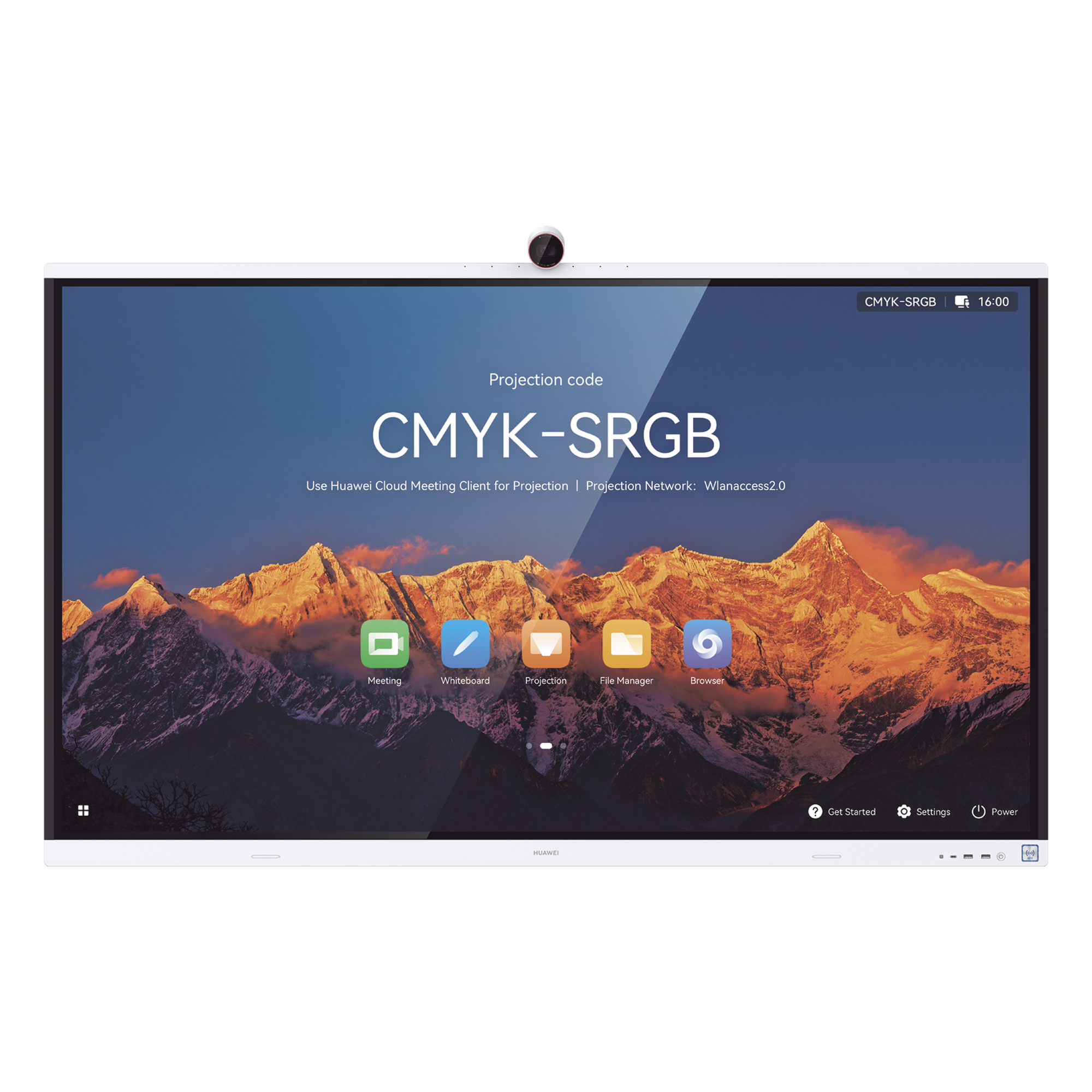 HUAWEI IdeaHub S2, Pantalla interactiva para Colaboración Inteligente, 86", 4K UHD, Harmony OS, Wi-Fi 6, Cámara inteligente, Funcionalidad BYOM. · SKU IHS2-86SA