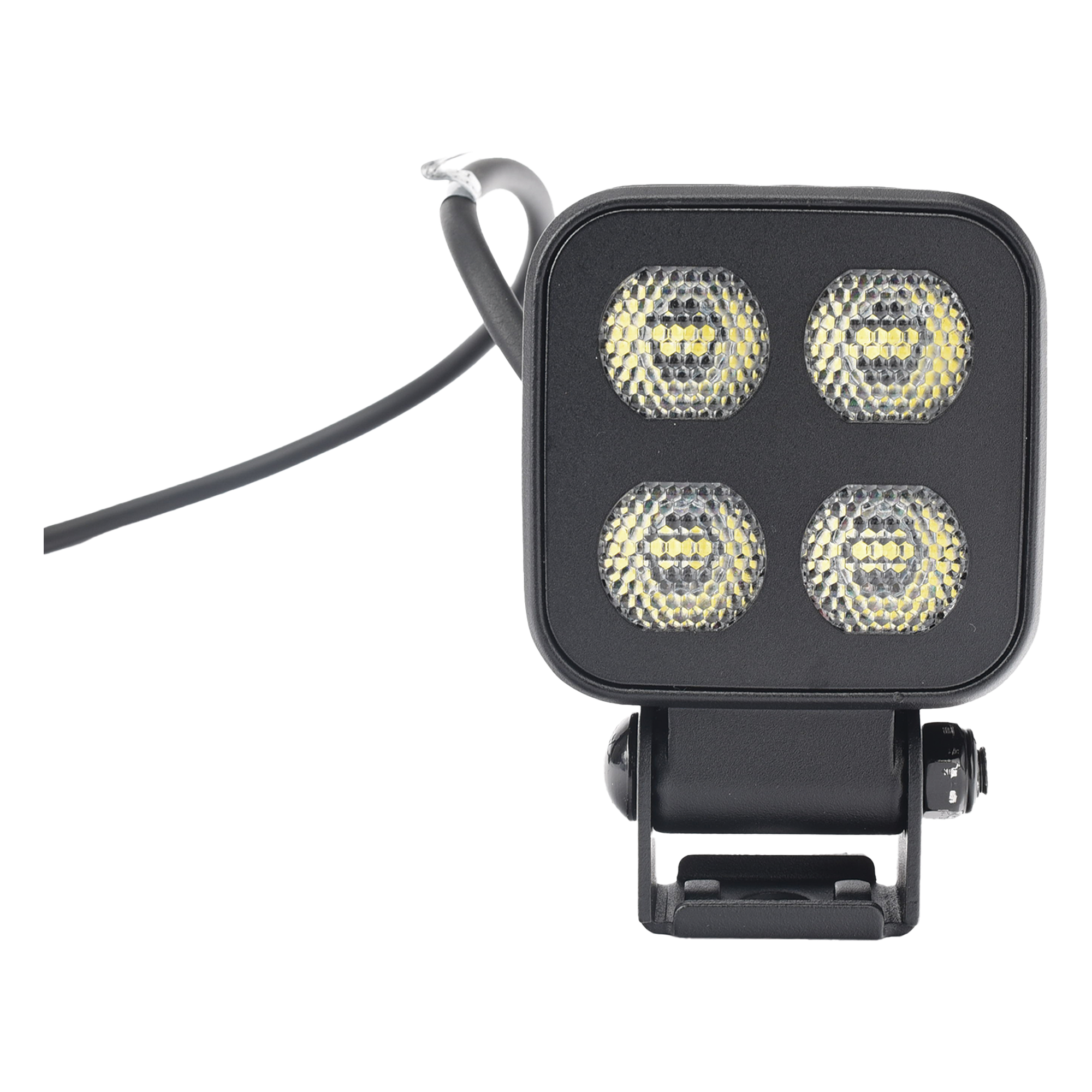 Luz de Trabajo Ultra brillante Cuadrada, 4 LED, 2650 Lúmenes, 12-24 Vcd — ECCO · SKU EW2720