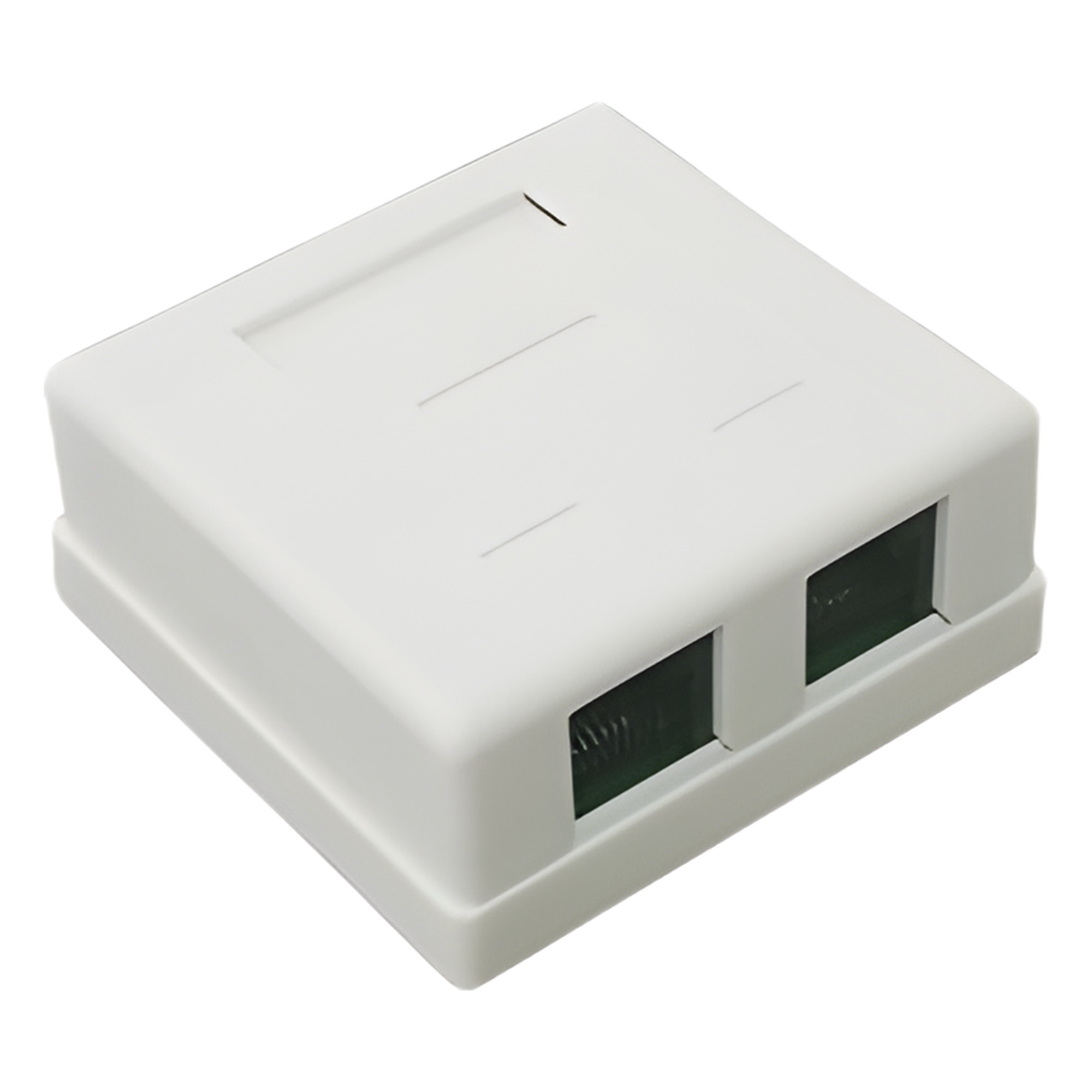 Caja de Pared con Jack UTP Cat5e y Jack RJ11 Telefónico — LINKEDPRO BY EPCOM · SKU LP-WP-09