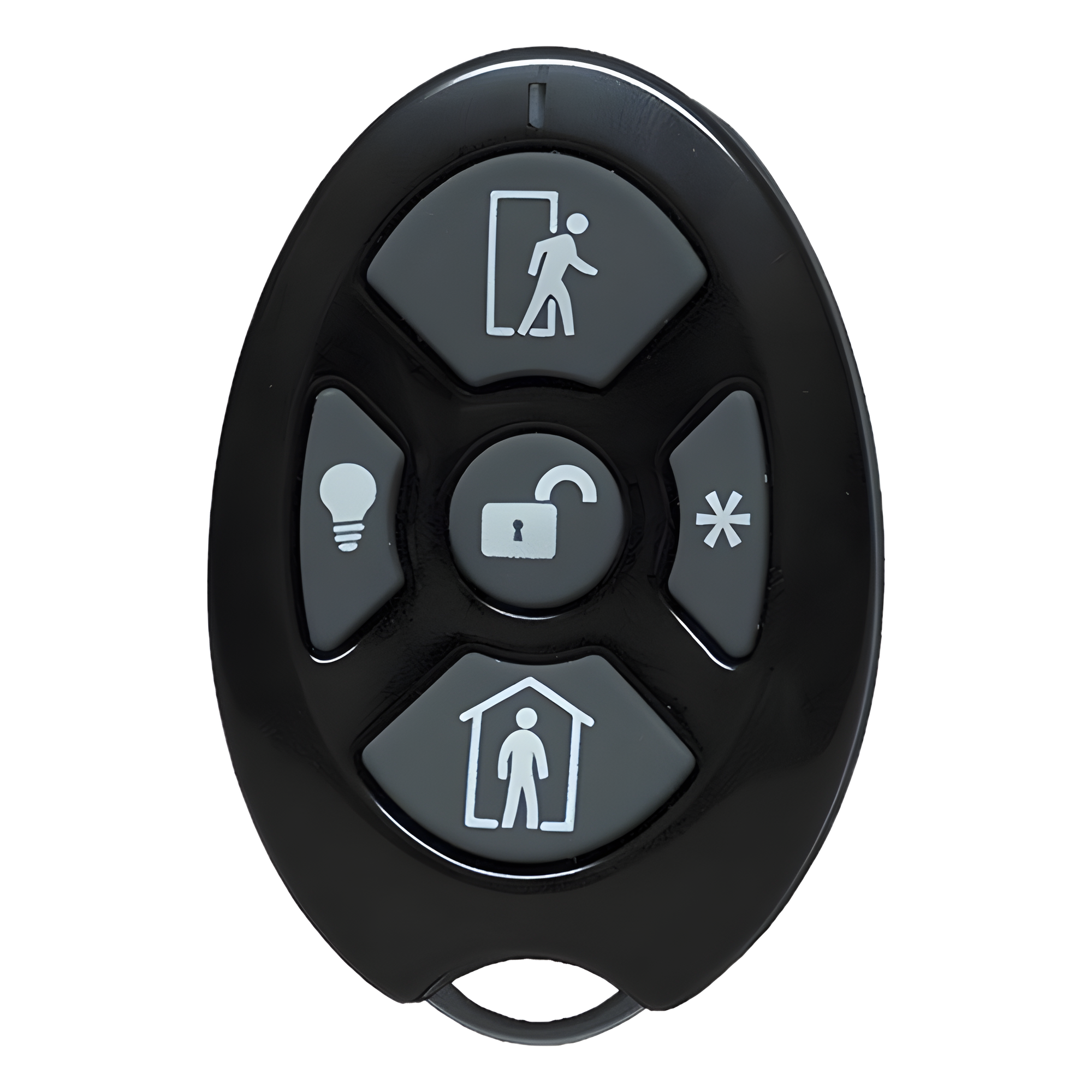ALULA - Control Remoto de Seguridad Cinco Botones / Compatible con Automatización del Hogar / Encriptación Inalámbrica / Indicador de Batería Baja — M2M SERVICES · SKU RE6005