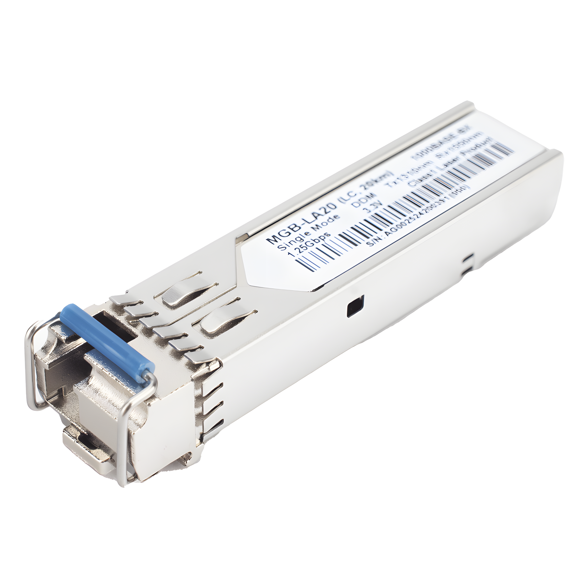 Transceptor WDM mini-Gbic SFP 1G LC TX:1310nm RX:1550 para fibra Mono Modo 20 Km, Requiere MGB-LB20 — PLANET · SKU MGB-LA20