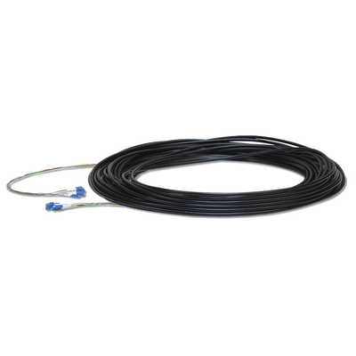 Fibercable de 30 Metros (100 Pies) Monomodo (SM) con Conectores LC, Ideal para Equipos Edgerouter, Edgeswitch y Edgepoint.