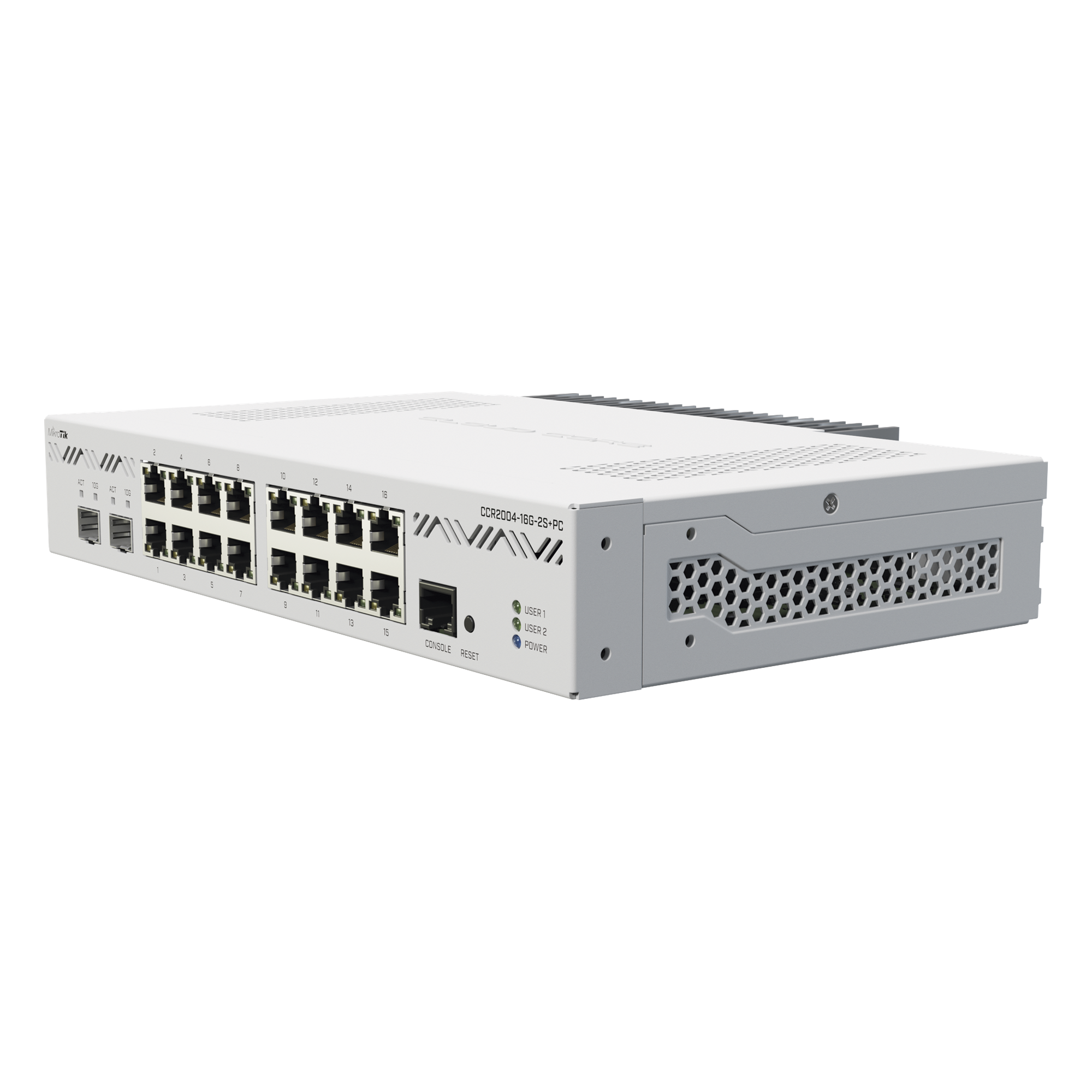 Cloud Core Router 2004-16G-2S+PC, con enfriamiento pasivo