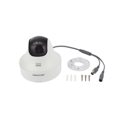 [Audio Bidireccional + Dual Light + ColorVu] PT TURBOHD 2 Megapixel (1080p) / Lente 3.6 mm / 25 mts IR EXIR + 20 mts Luz Blanca / Micrófono y Bocina Integrado / Interior / Plastico / dWDR