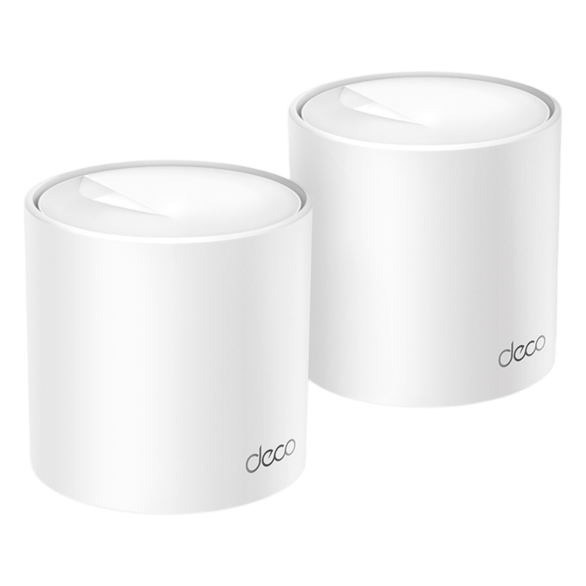 Kit 2 Routers Inalámbricos MESH Interior para Hogar / Doble Banda Wi-Fi 6 AX3000 Mbps / 3 Puerto Gigabit WAN/LAN / 2 Antenas Internas / Administración Mediante la App Deco (iOS, Android) / Protección HomeShield — TP-LINK · SKU DECOX50-PRO-2PACK