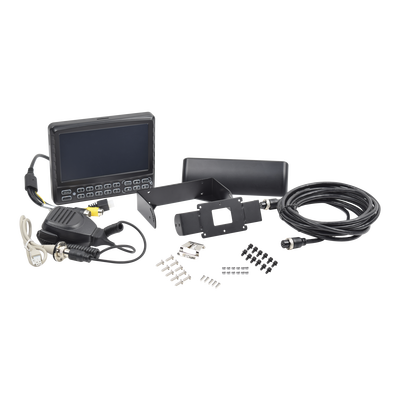 Panel de Control Dáctilar Multifuncional con Monitor de 7" / Soporta Audio de Dos Vías / Compatible con DVR´s Móviles XMR Epcom 