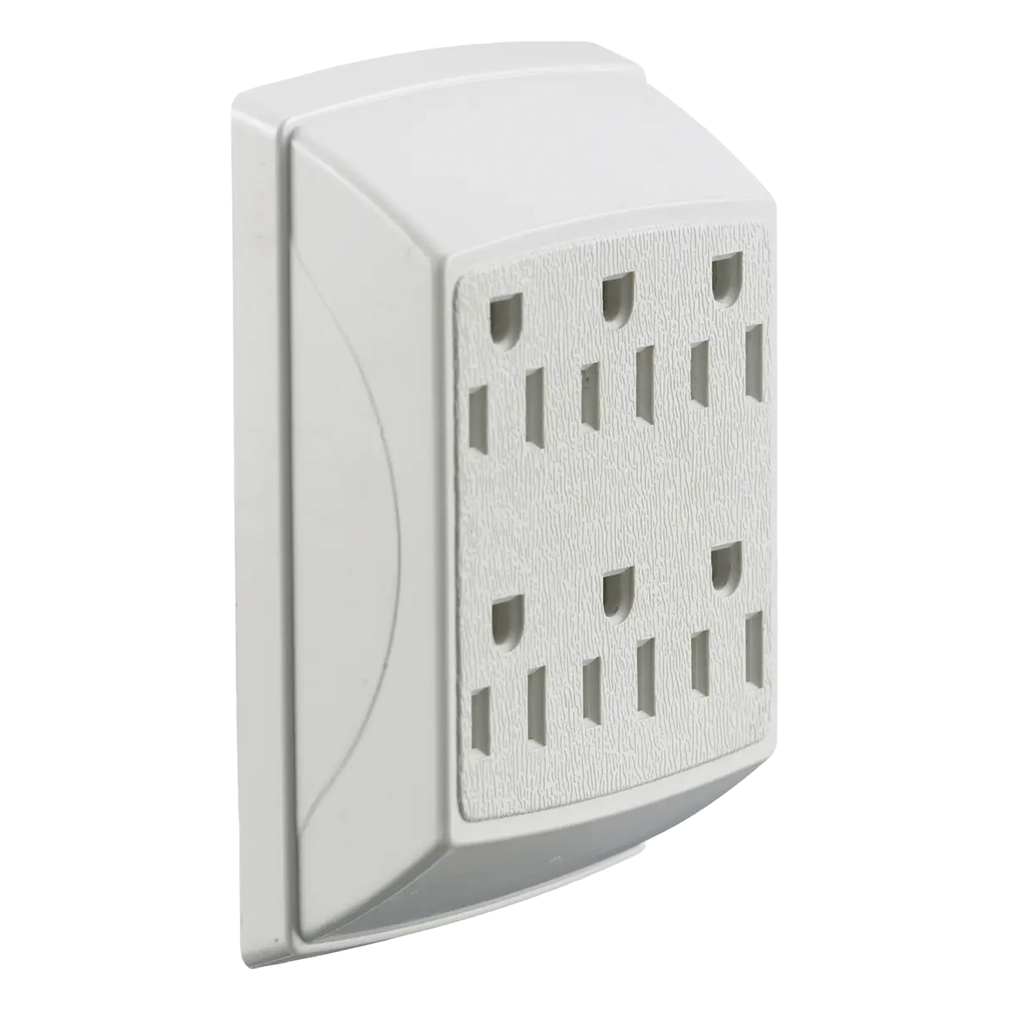 Multicontacto Dúplex con 6 Salidas/ 15 A 125 V CA/ 2 Polos 3 Hilos / Color Blanco. — HUBBELL · SKU HUB-RT-600-W