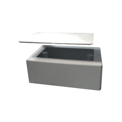 Kit de Caja TMKS1 con THAPA Ciega Incluida Color Blanco (7902-02002)