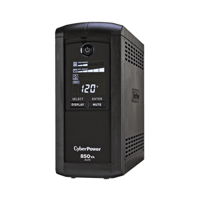 UPS de 850 VA/510 W, Topología Línea Interactiva, Entrada 120 Vca NEMA 5-15P, Tipo Mini Torre, Con 9 Tomas NEMA 5-15R