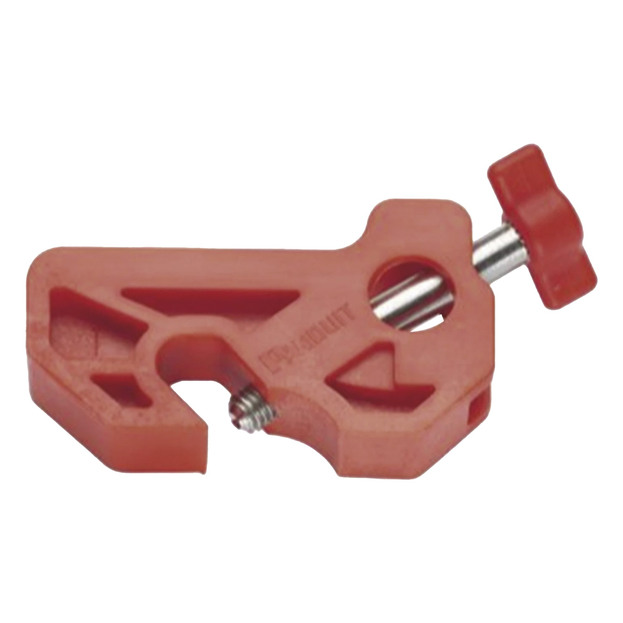 Bloqueador de Interruptor Termomagnético LOTO, tipo Riel DIN o Mini Interruptor. Color rojo — PANDUIT · SKU PSL-MCBNT