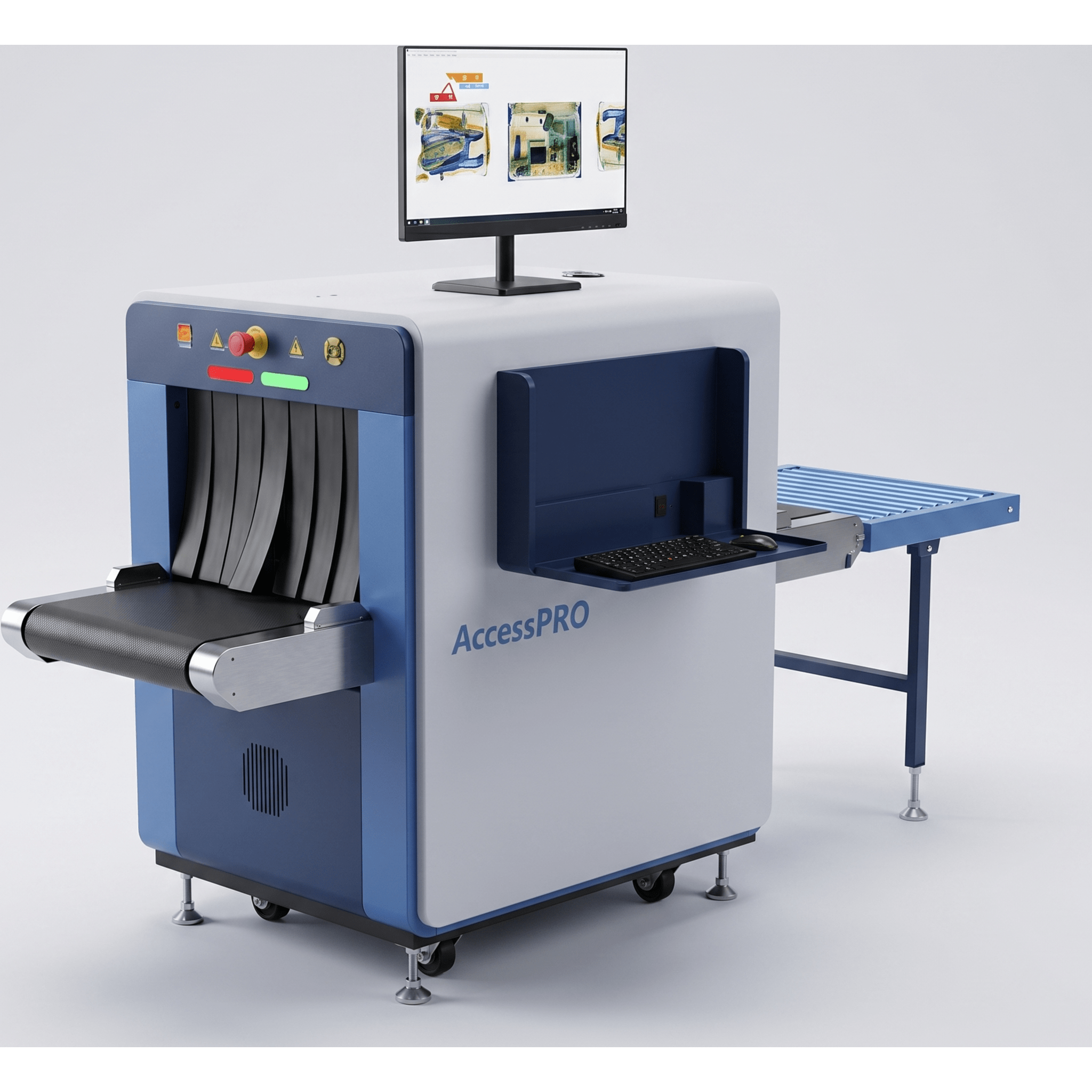 Sistema de Inspección por Rayos X AP5030H / Túnel 50x30 cm / Detección de Explosivos y Materiales Orgánicos / Monitor LCD 21.5" / Zoom 32x / Memoria 100,000 Imágenes / Puesta en Marcha y Capacitación Incluidas