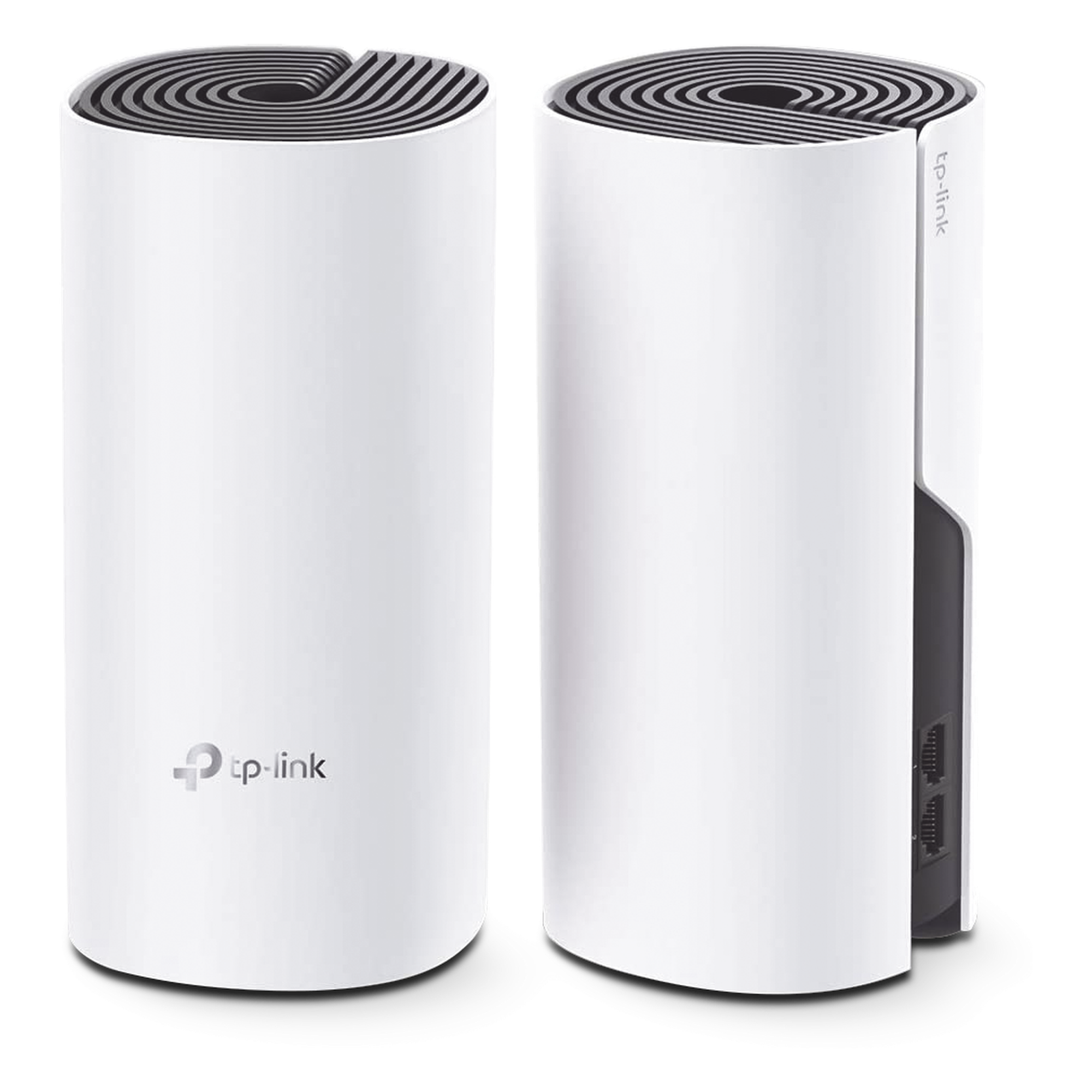 KIT 2 Routers Inalámbricos MESH Interior para Hogar / Doble Banda Wi-Fi 5 AC1200 Mbps / 2 Puerto Gigabit WAN/LAN / 2 Antenas Internas / Administración Mediante la App Deco (iOS, Android) — TP-LINK · SKU DECOM4-2PACK
