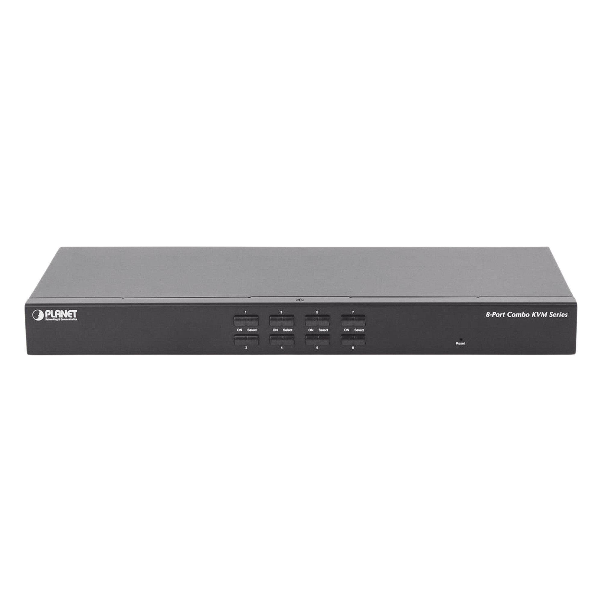 Switch Para Monitor KVM de 8 Puertos VGA, Permite el Acceso y Controla Hasta 8 Computadoras Desde Una Sola Consola (Teclado, Ratón y Monitor).
