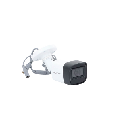 Bala TURBOHD 4K (8 Megapixel) / Gran Angular 102° / Lente 2.8 mm / Exterior IP67 / IR EXIR 30 mts / dWDR / Metal