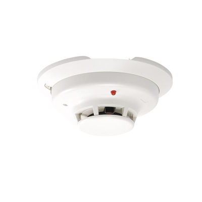 Detector Fotoeléctrico de Humo de 4 Hilos con Sensor de Temperatura a 57° C, Serie i3